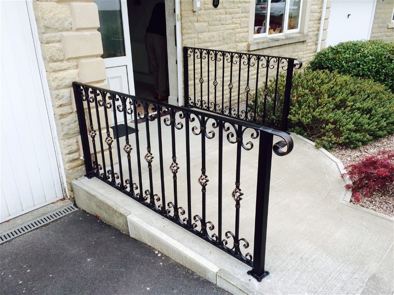 wrought iron handrail